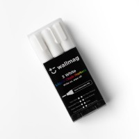 Liquid Chalk White Marker Pens Pack of 3