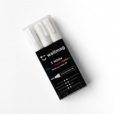 Liquid Chalk White Marker Pens Pack of 3