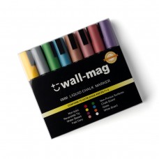 Liquid Chalk Marker Pens (Set of eight) Metallic colours