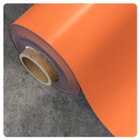 0.85mm x 620mm Orange Matt magnetic material