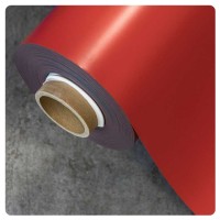 0.85mm x 620mm Red Matt magnetic material