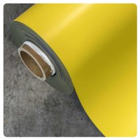 0.85mm x 620mm Yellow Matt magnetic material