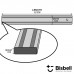 Bisichef 350mm Aluminium Prof. Strength Knife Rack