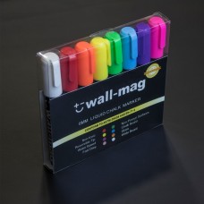 Liquid Chalk Marker Pens (Set of eight) Flourescent colours