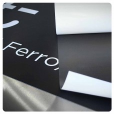 0.6mm x 620mm Ferro White Gloss Adh. back