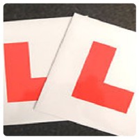 Learner Driver L plates
